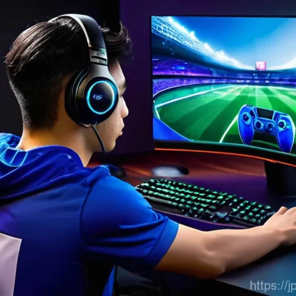 FC온라인 성공 사례 분석 - **Prompt 1: The Apex Gamer's Intense Focus**
    A highly skilled young adult male gamer, of Japanes...